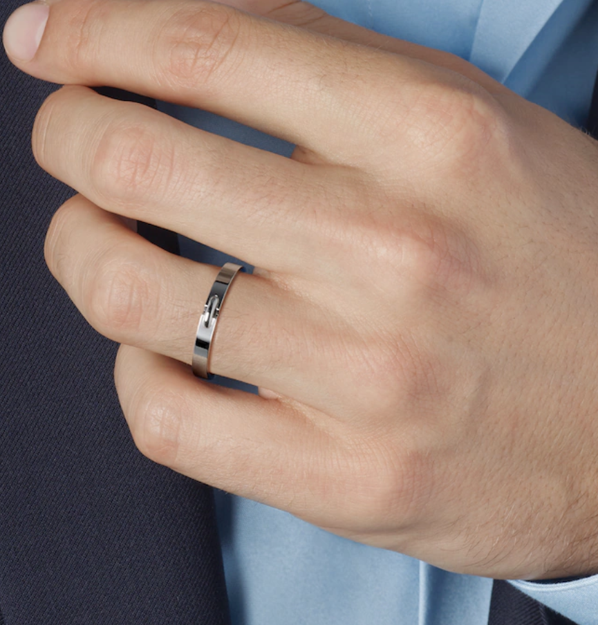 [⭐Hyrra Jewelry]ALLIANCE LIENS VIDENCE 3MM RING