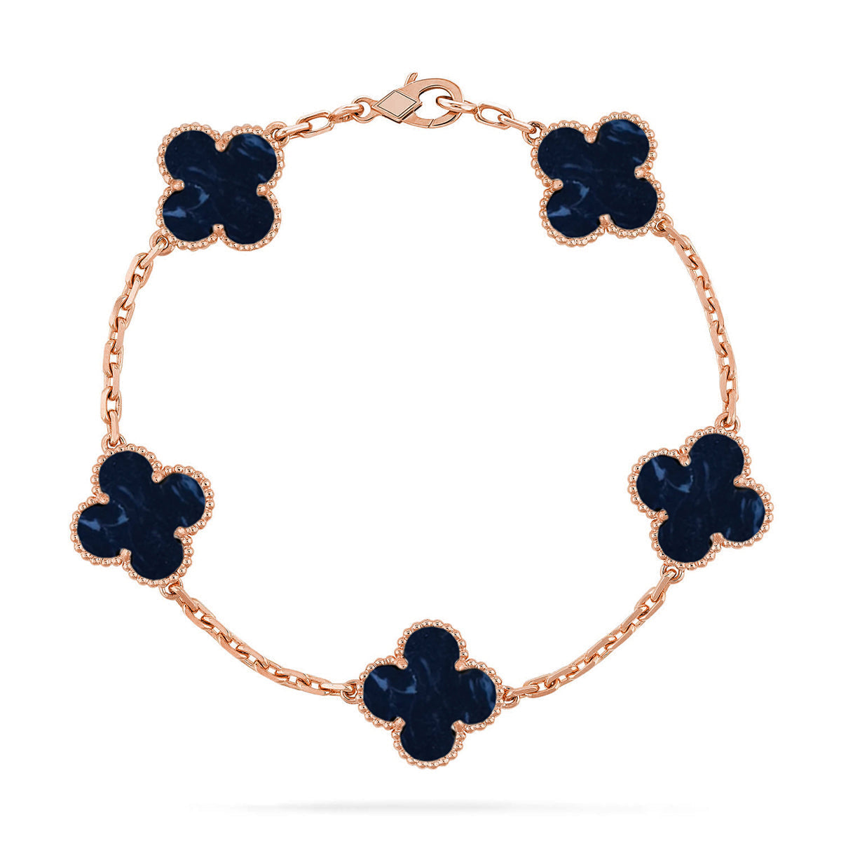 [⭐Hyrra Jewelry]CLOVER 5 MOTIF PIETERSITE BRACELET COLLECTION