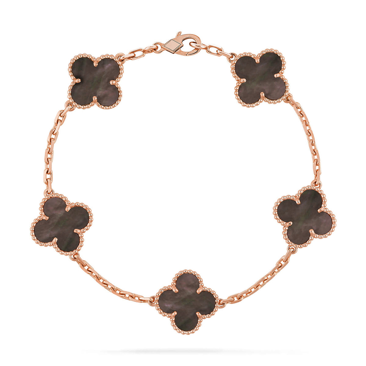 [⭐Hyrra Jewelry] CLOVER 5 MOTIF GRAY MOP BRACELET COLLECTION