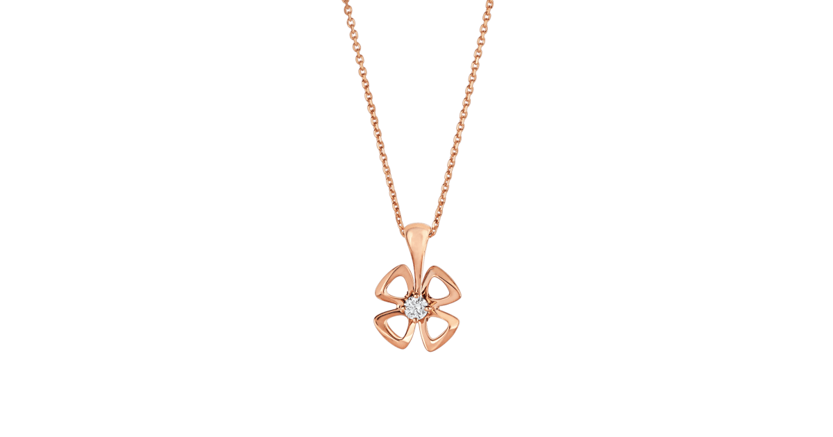 [⭐Hyrra Jewelry]FIOREVER NECKLACE DIAMOND CENTER