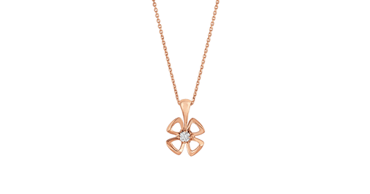 [⭐Hyrra Jewelry]FIOREVER NECKLACE DIAMOND CENTER