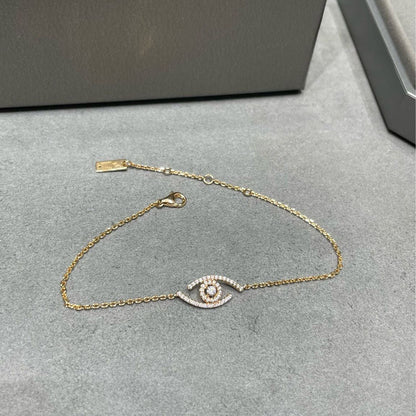 [⭐Hyrra Jewelry]Demo Eye Pave-Set Diamond Bracelet