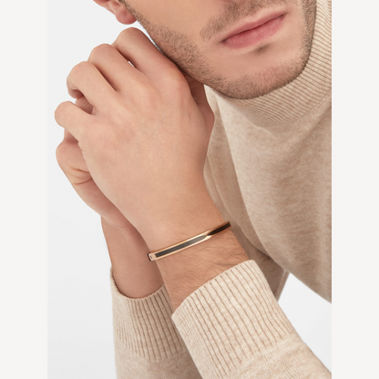 [⭐Hyrra Jewelry]ZERO 1 PINK GOLD WITH BLACK CERAMIC BRACELET
