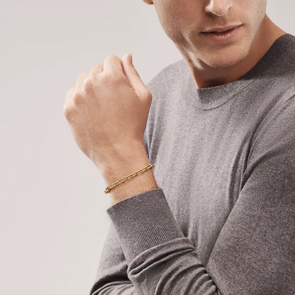 [Hyrra Jewelry]HARDWEAR SMALL LINK 26 MOTIF GOLD BRACELET