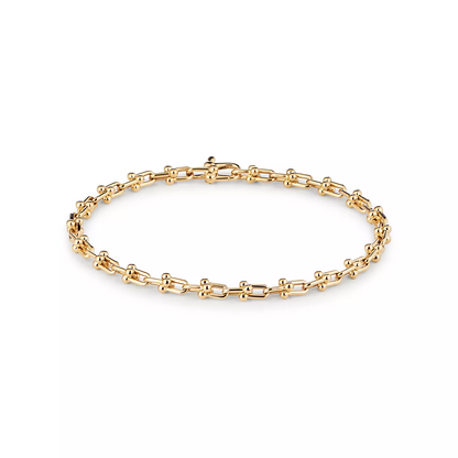 [Hyrra Jewelry]HARDWEAR MICRO LINK 44 MOTIF GOLD BRACELET