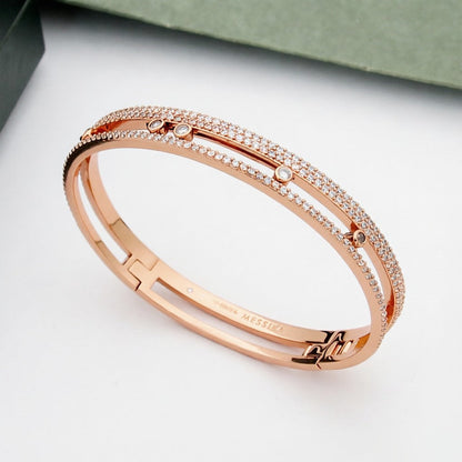 [⭐Hyrra Jewelry]Move Romane pavé bangle