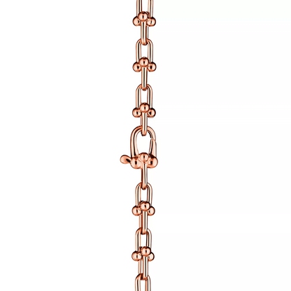[Hyrra Jewelry]HARDWEAR MICRO LINK 44 MOTIF PINK GOLD BRACELET