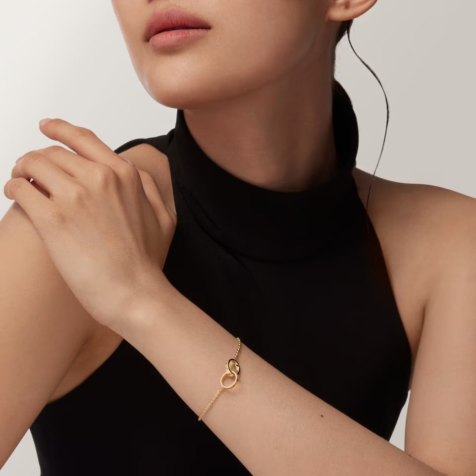 [⭐Hyrra Jewelry]LOVE BRACELET DOUBLE RING