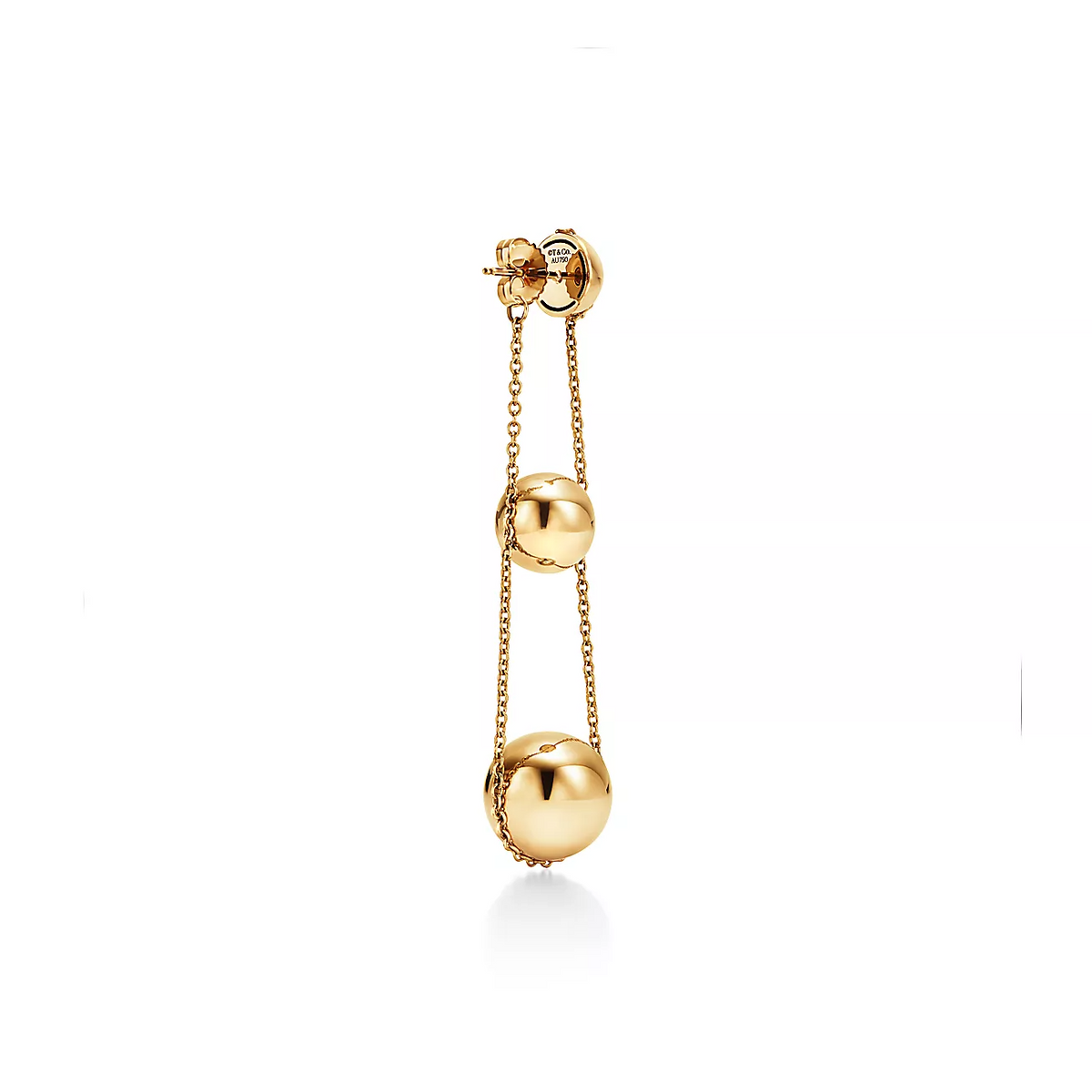 [Hyrra Jewelry]TRIPLE DROP GOLD EARRINGS