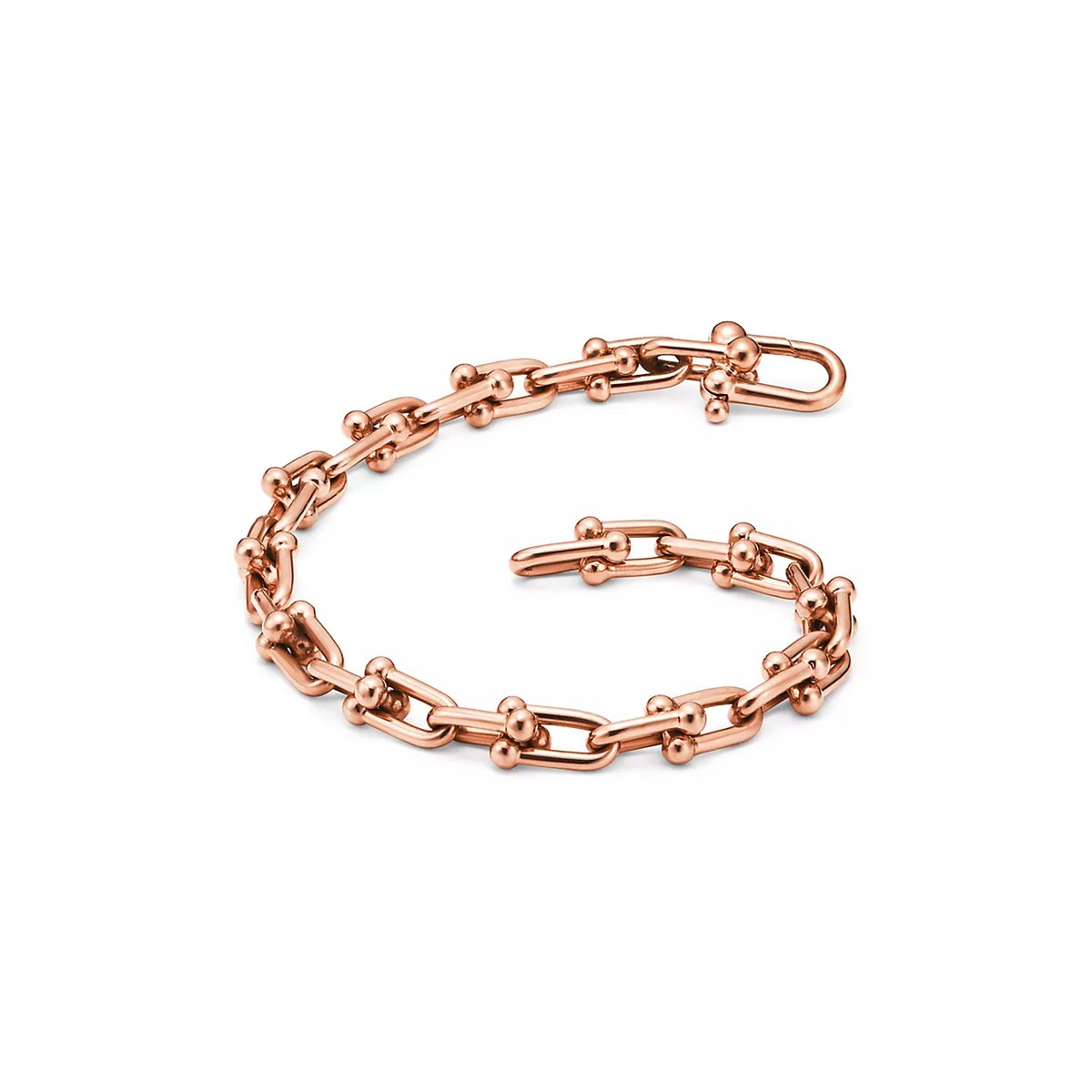 [Hyrra Jewelry]HARDWEAR SMALL LINK 26 MOTIF PINK GOLD BRACELET