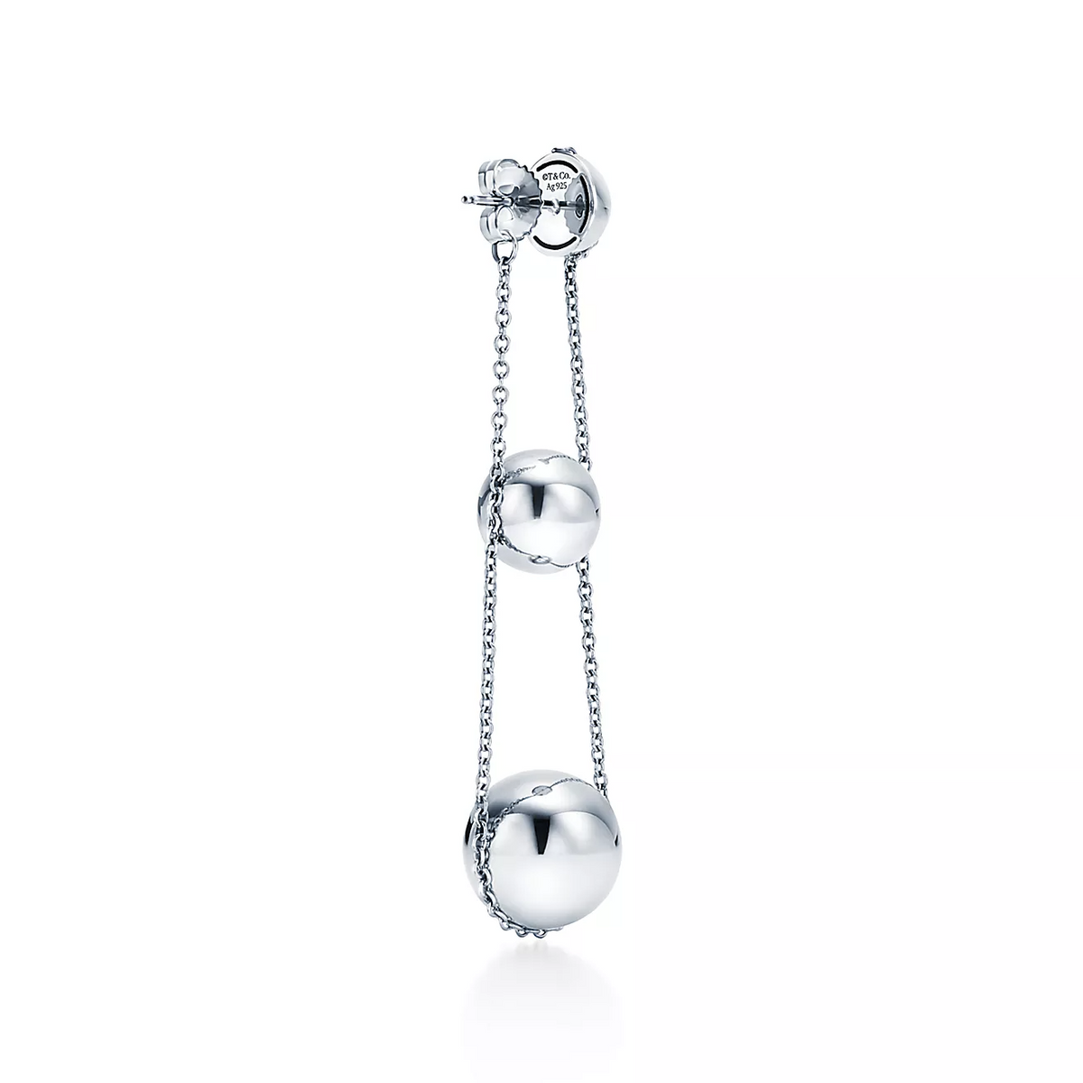 [Hyrra Jewelry]TRIPLE DROP SILVER EARRINGS