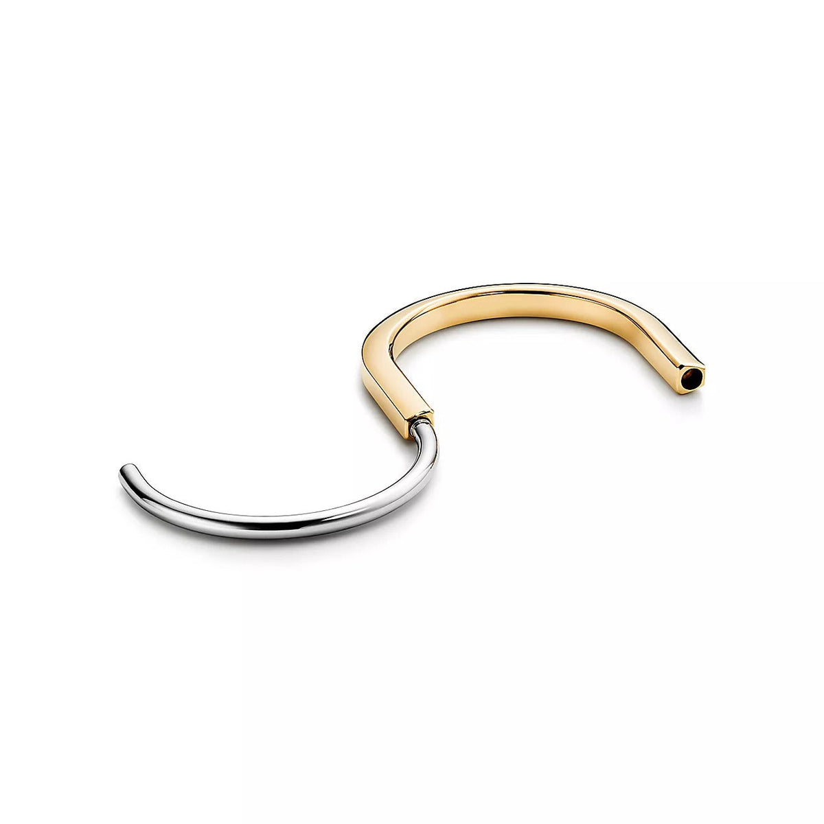 [Hyrra Jewelry]LOCK BRACELET YELLOW AND WHITE GOLD