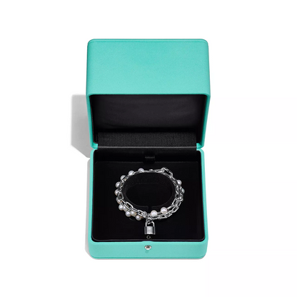 [Hyrra Jewelry]PEARL LOCK SILVER BRACELET