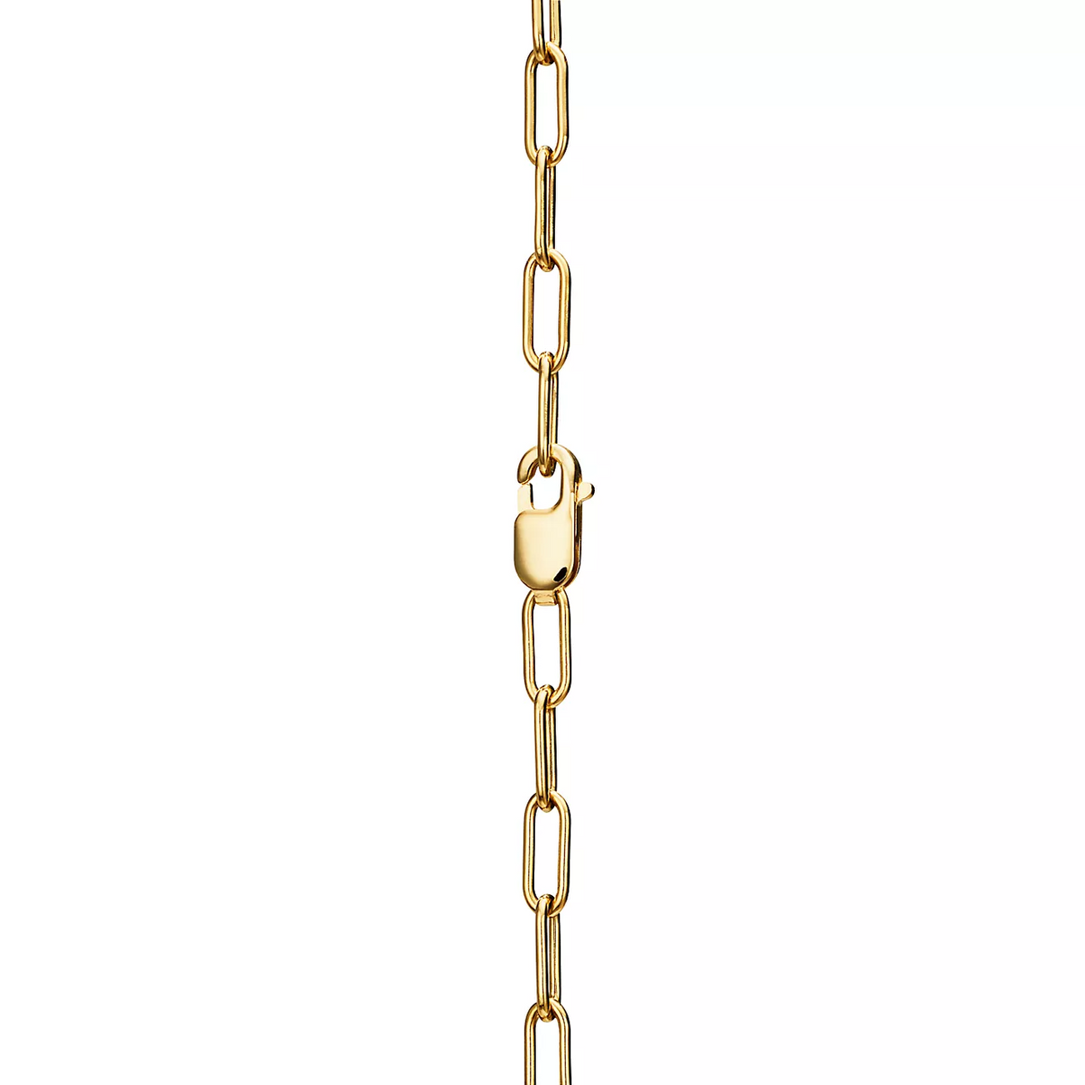 [Hyrra Jewelry]LOCK NECKLACE MEDIUM PENDANT GOLD PAVED DIAMONDS