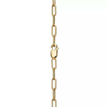 [Hyrra Jewelry]LOCK NECKLACE MEDIUM PENDANT GOLD PAVED DIAMONDS