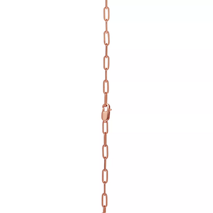 [Hyrra Jewelry]LOCK MEDIUM PENDANT PINK DIAMOND PINK GOLD NECKLACE