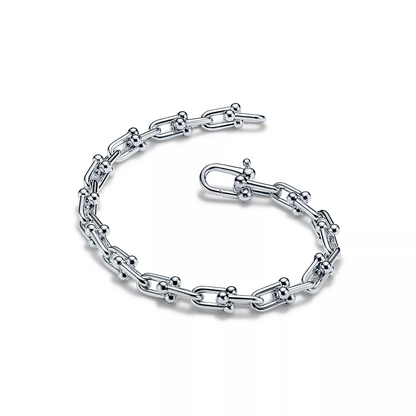 [Hyrra Jewelry]HARDWEAR SMALL LINK 26 MOTIF SILVER BRACELET
