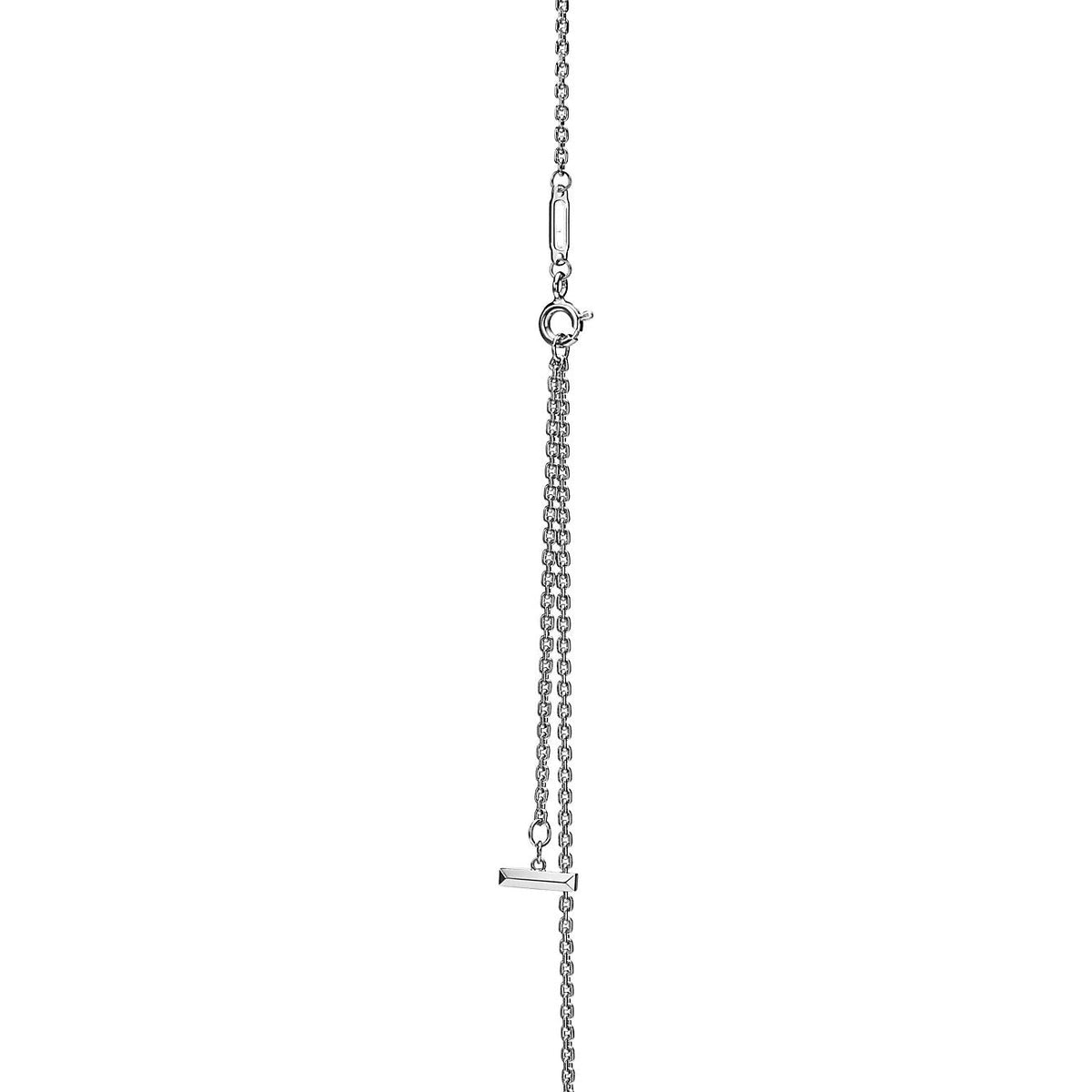 [Hyrra Jewelry]T CIRCLE PENDENT SILVER NECKLACE