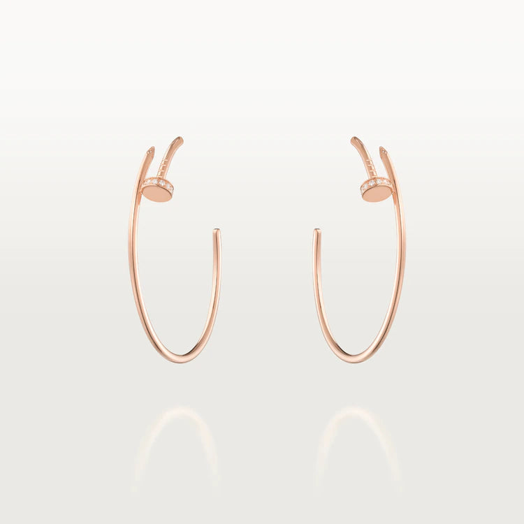 [⭐Hyrra Jewelry]JUSTE EARRINGS DIAMONDS 1.8MM