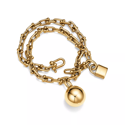 [Hyrra Jewelry]HARDWEAR SMALL WRAP GOLD BRACELET