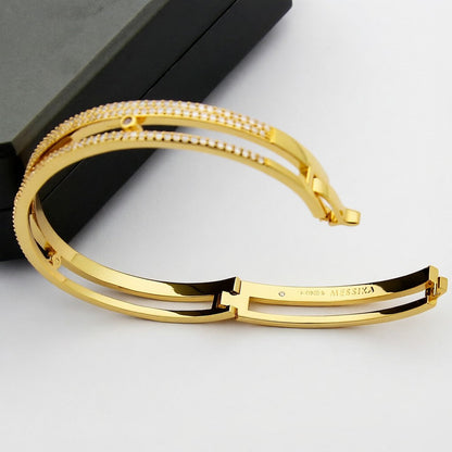 [⭐Hyrra Jewelry]Move Romane pavé bangle
