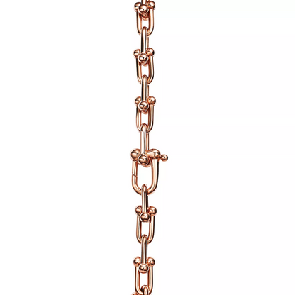 [Hyrra Jewelry]HARDWEAR SMALL LINK 26 MOTIF PINK GOLD BRACELET