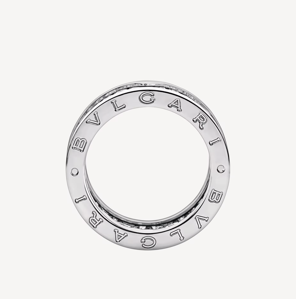 [⭐Hyrra Jewelry]ZERO 1 WITH PAVED DIAMONDS ON THE SPIRAL RING