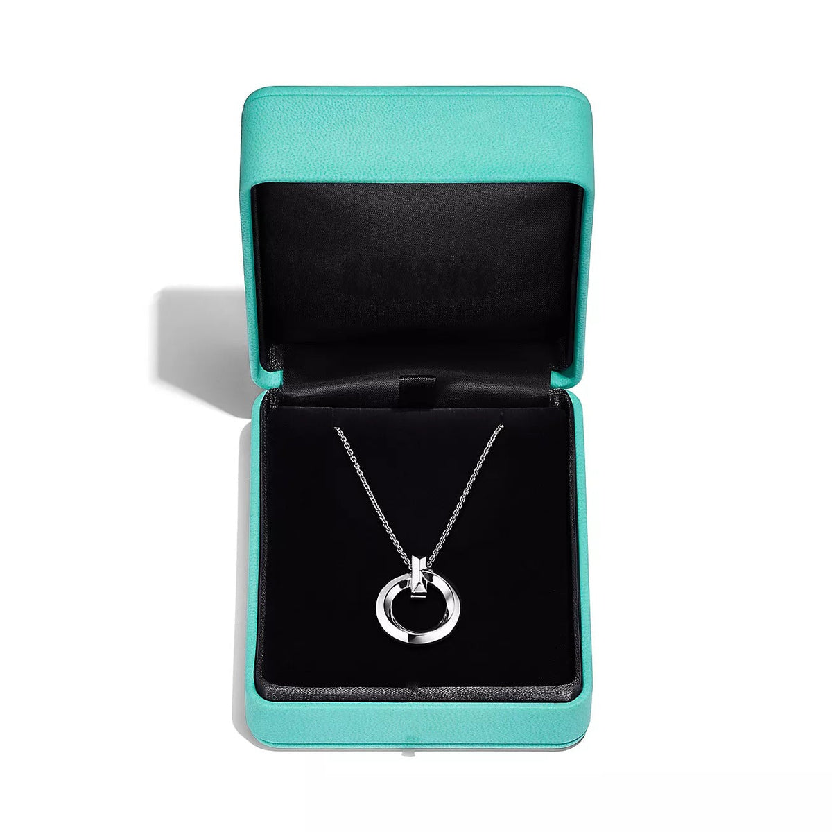 [Hyrra Jewelry]T CIRCLE PENDENT SILVER NECKLACE
