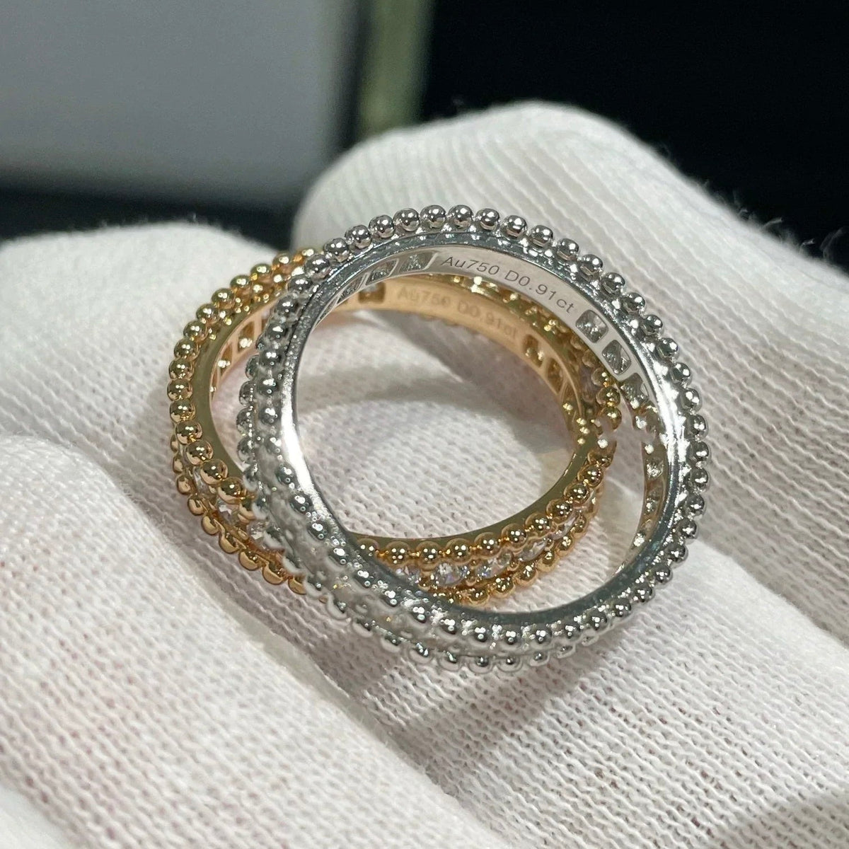 [⭐Hyrra Jewelry]PERLEE DIAMOND ROSE GOLD RING