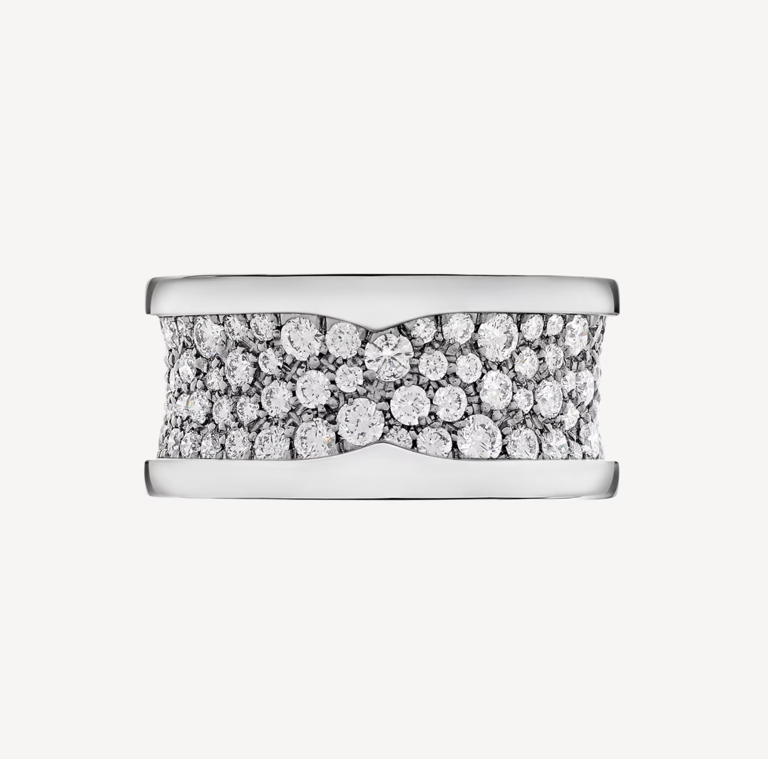 [⭐Hyrra Jewelry]ZERO 1 WITH PAVED DIAMONDS ON THE SPIRAL RING