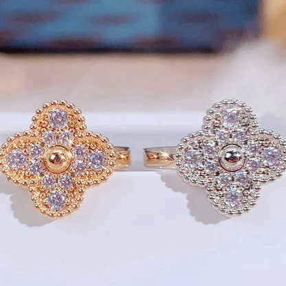 [⭐Hyrra Jewelry]CLOVER DIAMOND RING