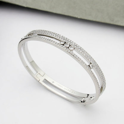 [⭐Hyrra Jewelry]Move Romane pavé bangle