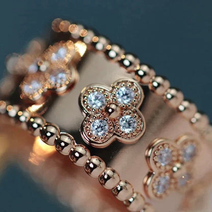 [⭐Hyrra Jewelry]CLOVER KALEIDOSCOPE RING 10MM