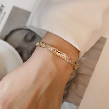 [⭐Hyrra Jewelry]KELLY BRACELET DIAMOND PAVED