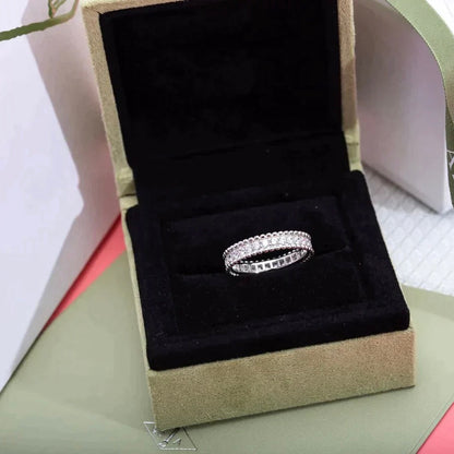 [⭐Hyrra Jewelry]PERLEE DIAMOND SILVER RING