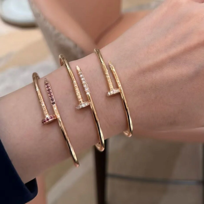 [⭐Hyrra Jewelry]JUSTE BRACELET 2.5MM DIAMONDS NEW