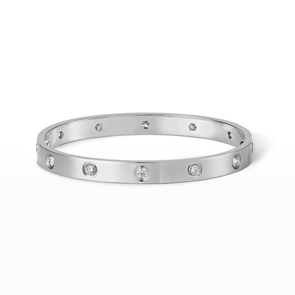 [⭐Hyrra Jewelry]LOVE BRACELET 6.1MM 10 DIAMONDS