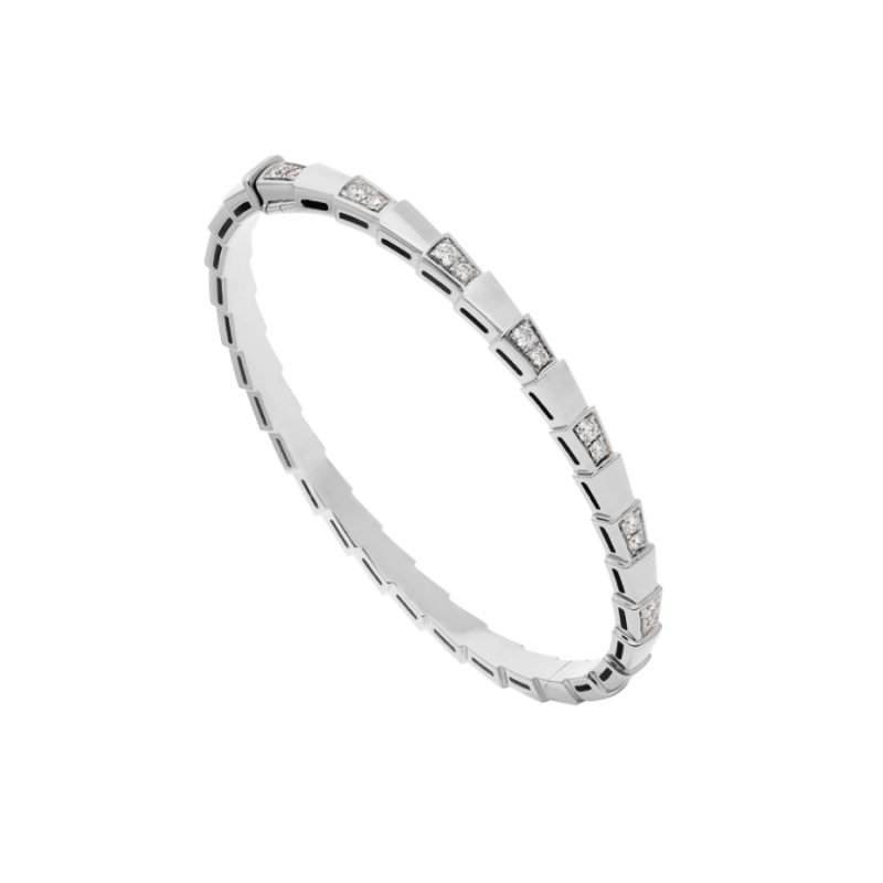 [⭐Hyrra Jewelry]SERPENTI BRACELET SILVER DIAMOND