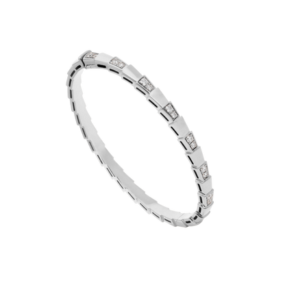 [⭐Hyrra Jewelry]SERPENTI BRACELET SILVER DIAMOND