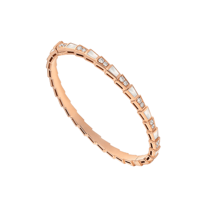 [⭐Hyrra Jewelry]SERPENTI BRACELET PINK GOLD MOP DIAMOND