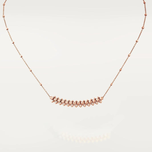 [⭐Hyrra Jewelry]CLASH PINK GOLD NECKLACE