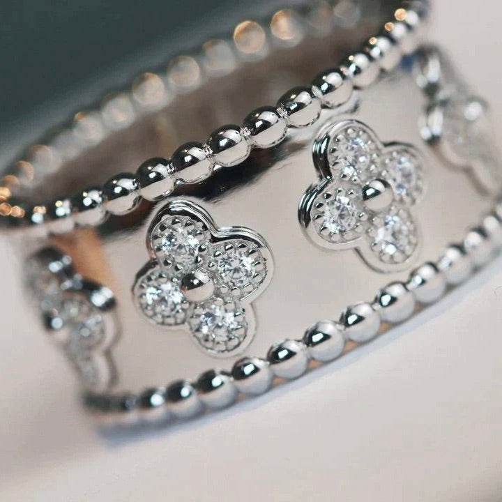 [⭐Hyrra Jewelry]CLOVER KALEIDOSCOPE RING 10MM