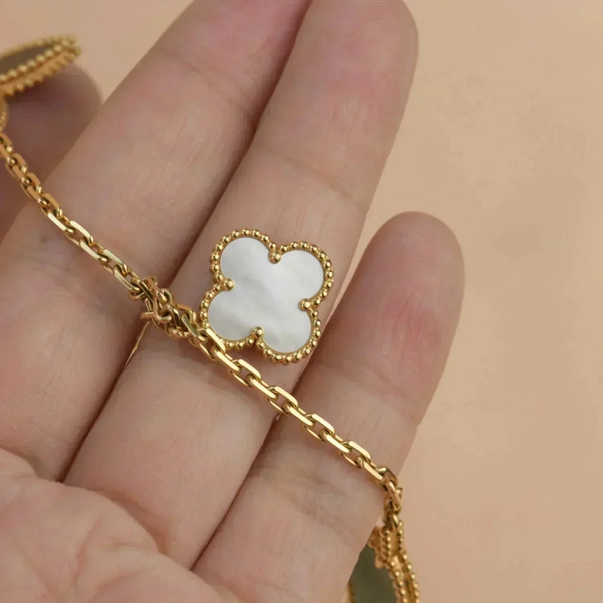 [⭐Hyrra Jewelry]LUCKY SPRING 5 MOTIF GOLD BRACELET