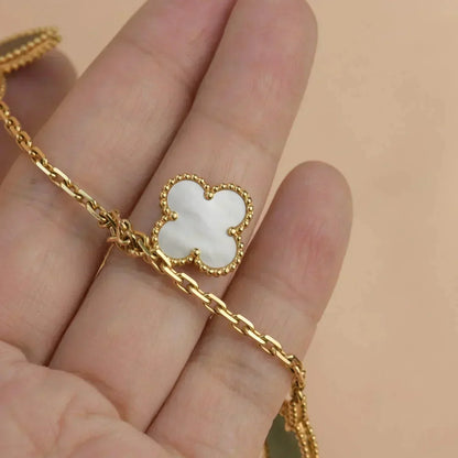 [⭐Hyrra Jewelry]LUCKY SPRING 5 MOTIF GOLD BRACELET