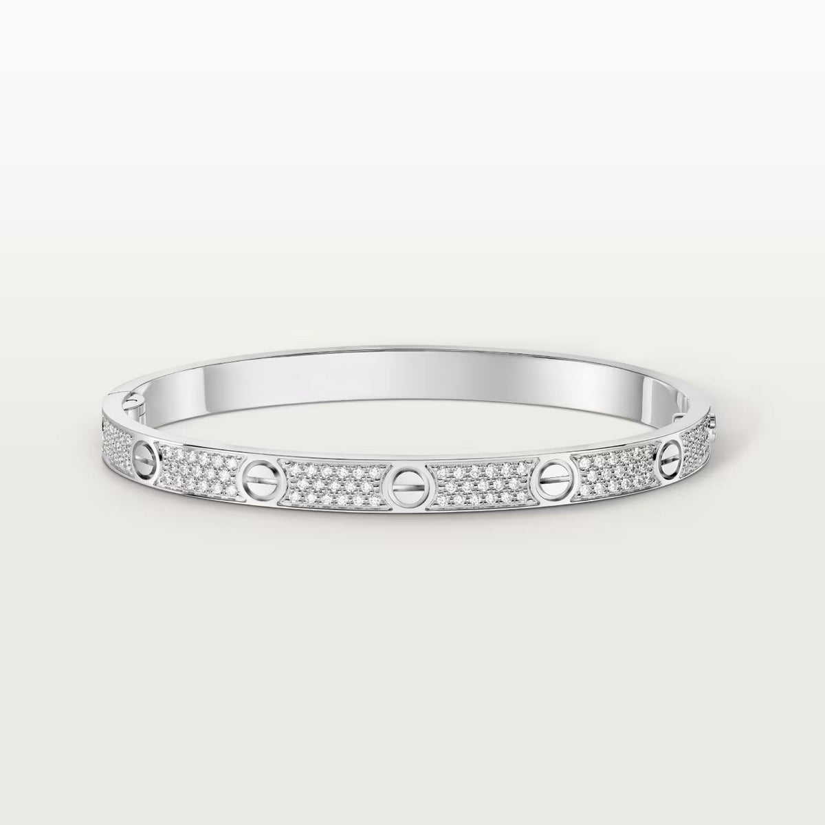 [⭐Hyrra Jewelry]LOVE BRACELET 4.8MM DIAMOND-PAVED