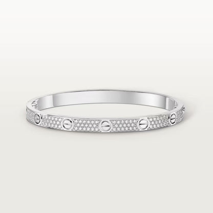 [⭐Hyrra Jewelry]LOVE BRACELET 4.8MM DIAMOND-PAVED