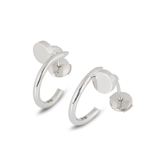 [⭐Hyrra Jewelry]JUSTE EARRINGS SILVER