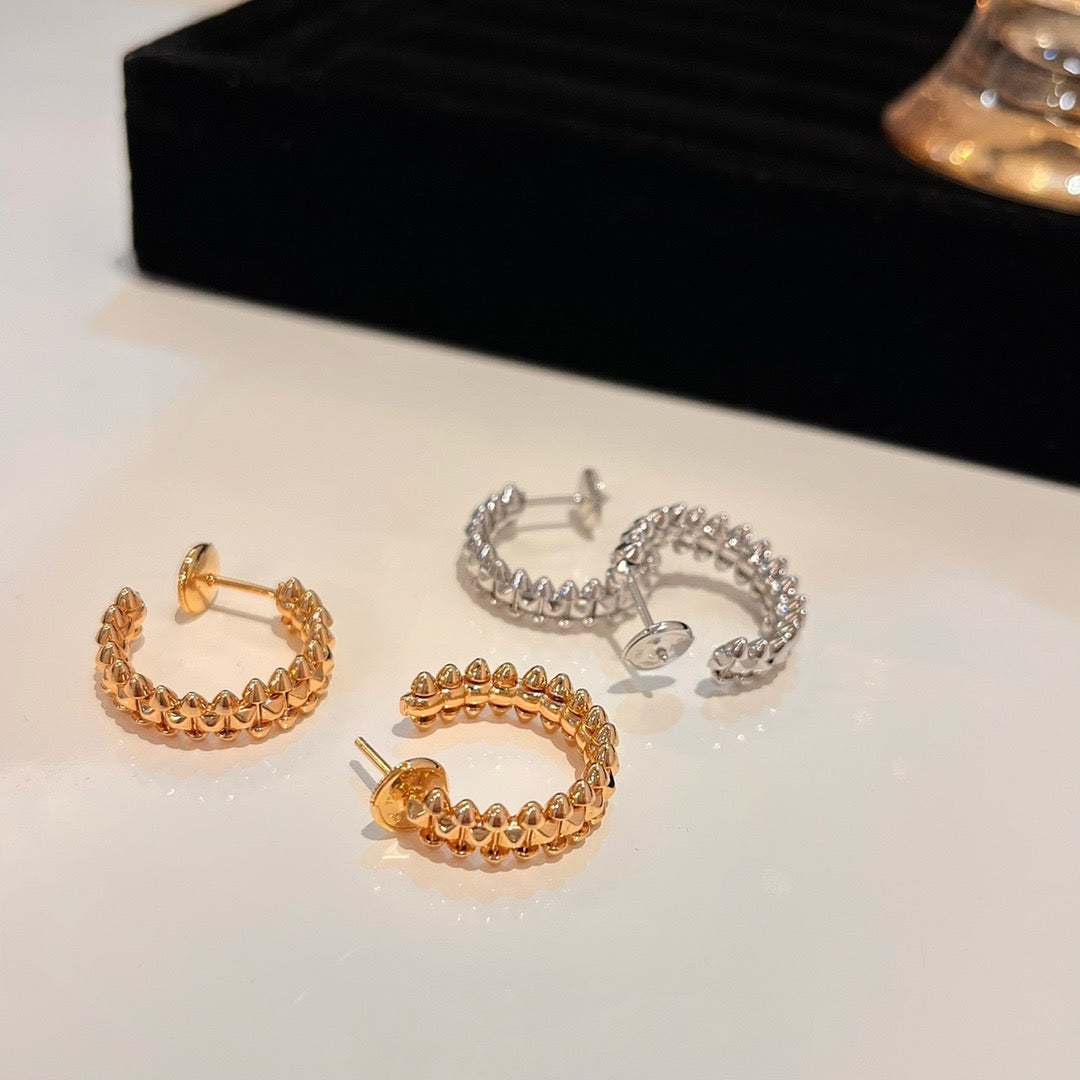 [⭐Hyrra Jewelry]CLASH SMALL HOOP EARRINGS