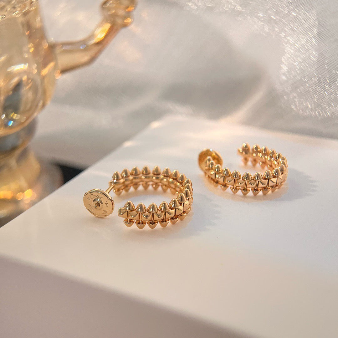 [⭐Hyrra Jewelry]CLASH SMALL HOOP EARRINGS