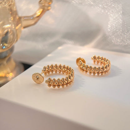 [⭐Hyrra Jewelry]CLASH SMALL HOOP EARRINGS